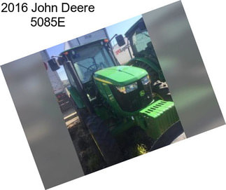 2016 John Deere 5085E