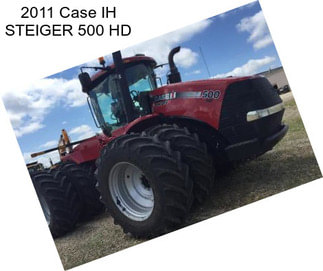 2011 Case IH STEIGER 500 HD