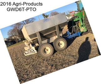 2016 Agri-Products GWD6T-PTO