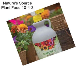 Nature\'s Source Plant Food 10-4-3