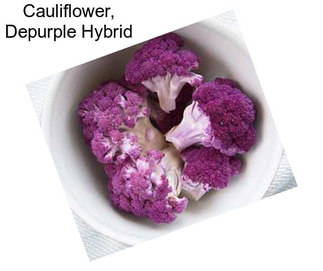 Cauliflower, Depurple Hybrid