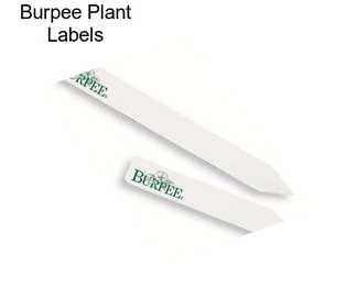 Burpee Plant Labels
