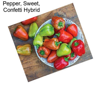 Pepper, Sweet, Confetti Hybrid