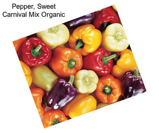 Pepper, Sweet Carnival Mix Organic