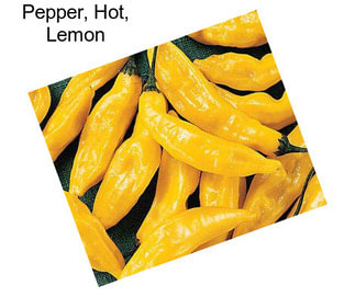 Pepper, Hot, Lemon