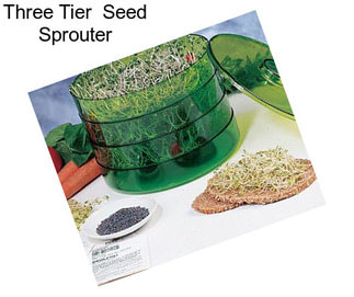 Three Tier  Seed Sprouter