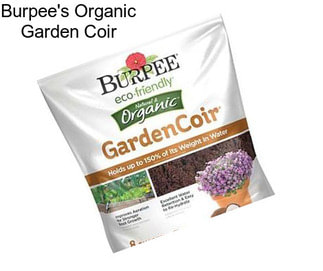 Burpee\'s Organic Garden Coir