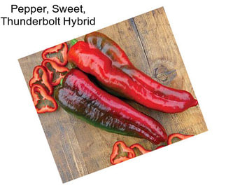 Pepper, Sweet, Thunderbolt Hybrid