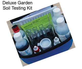 Deluxe Garden Soil Testing Kit