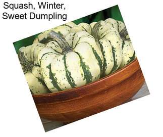Squash, Winter, Sweet Dumpling