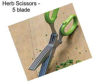 Herb Scissors - 5 blade