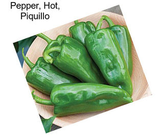 Pepper, Hot, Piquillo