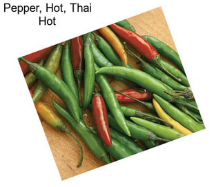 Pepper, Hot, Thai Hot