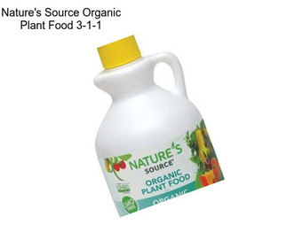 Nature\'s Source Organic Plant Food 3-1-1