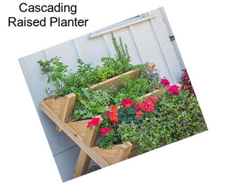 Cascading Raised Planter