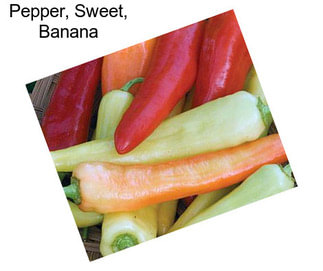 Pepper, Sweet, Banana