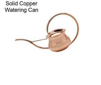 Solid Copper Watering Can