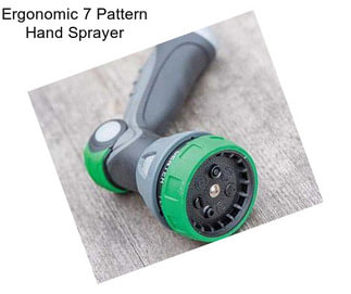 Ergonomic 7 Pattern Hand Sprayer