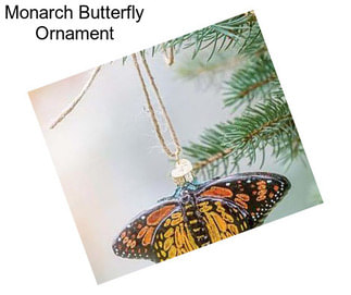 Monarch Butterfly Ornament