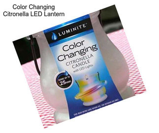 Color Changing Citronella LED Lantern