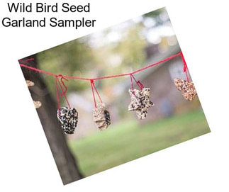 Wild Bird Seed Garland Sampler