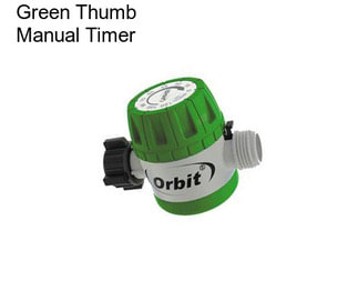 Green Thumb Manual Timer