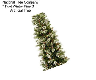 National Tree Company 7 Foot Wintry Pine Slim Artificial Tree