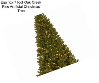 Equinox 7 foot Oak Creek Pine Artificial Christmas Tree