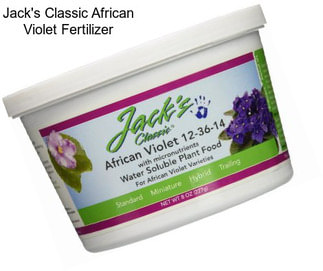 Jack\'s Classic African Violet Fertilizer