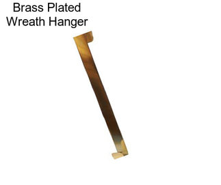 Brass Plated Wreath Hanger