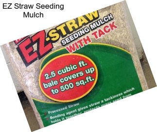 EZ Straw Seeding Mulch