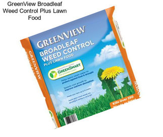 GreenView Broadleaf Weed Control Plus Lawn Food