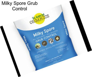 Milky Spore Grub Control