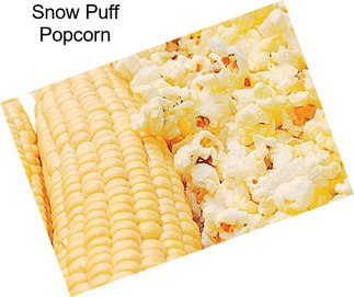 Snow Puff Popcorn