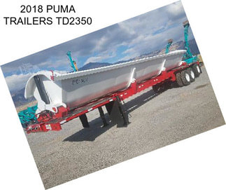 2018 PUMA TRAILERS TD2350