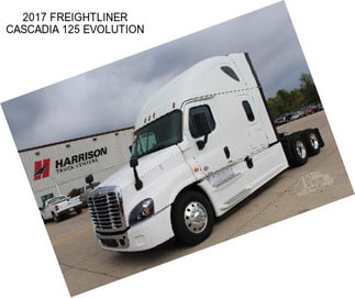 2017 FREIGHTLINER CASCADIA 125 EVOLUTION