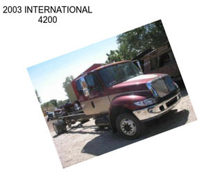 2003 INTERNATIONAL 4200