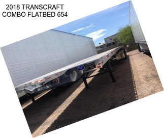 2018 TRANSCRAFT COMBO FLATBED 654