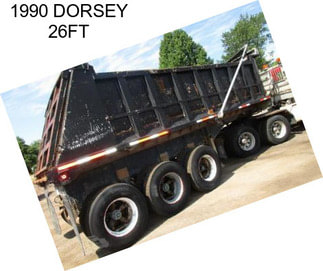 1990 DORSEY 26FT