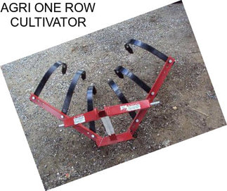 AGRI ONE ROW CULTIVATOR