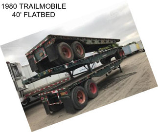 1980 TRAILMOBILE 40\' FLATBED