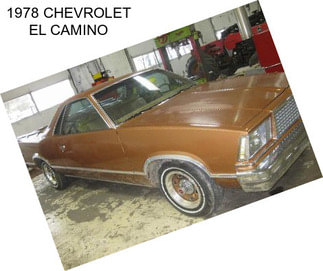 1978 CHEVROLET EL CAMINO