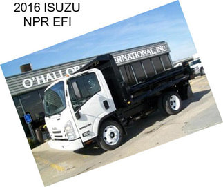 2016 ISUZU NPR EFI