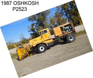 1987 OSHKOSH P2523