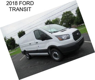 2018 FORD TRANSIT