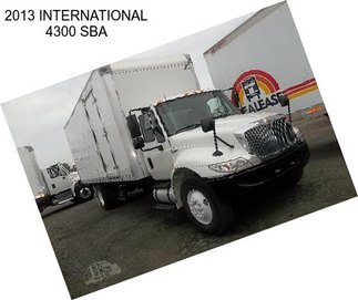 2013 INTERNATIONAL 4300 SBA