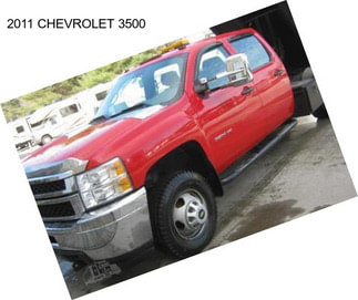 2011 CHEVROLET 3500