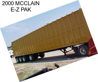 2000 MCCLAIN E-Z PAK