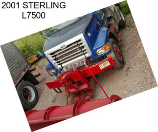 2001 STERLING L7500