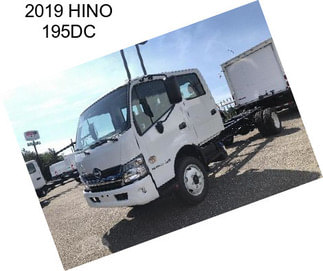 2019 HINO 195DC